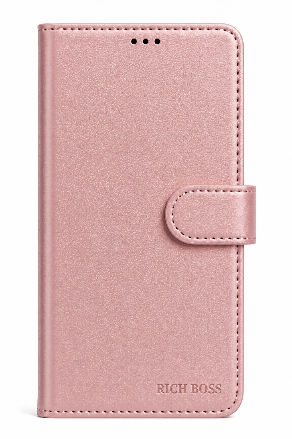 RichBoss Leather Folio Case for Samsung Galaxy S23 - Pink