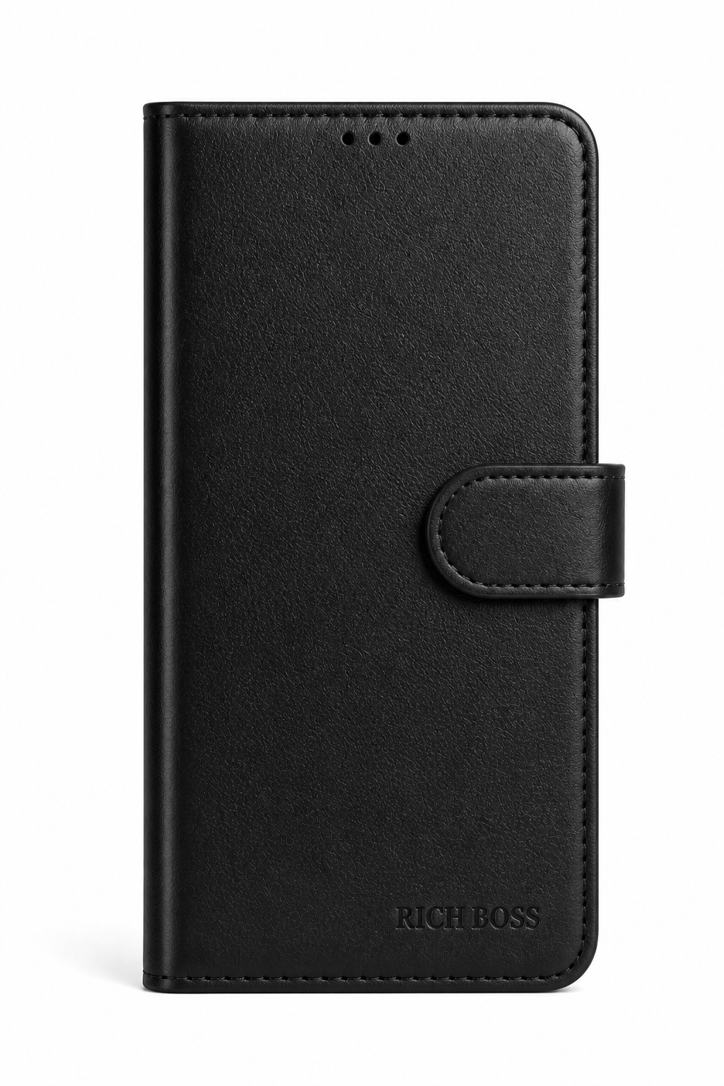 RichBoss Leather Folio Case for Samsung Galaxy S24 / S25 - Black