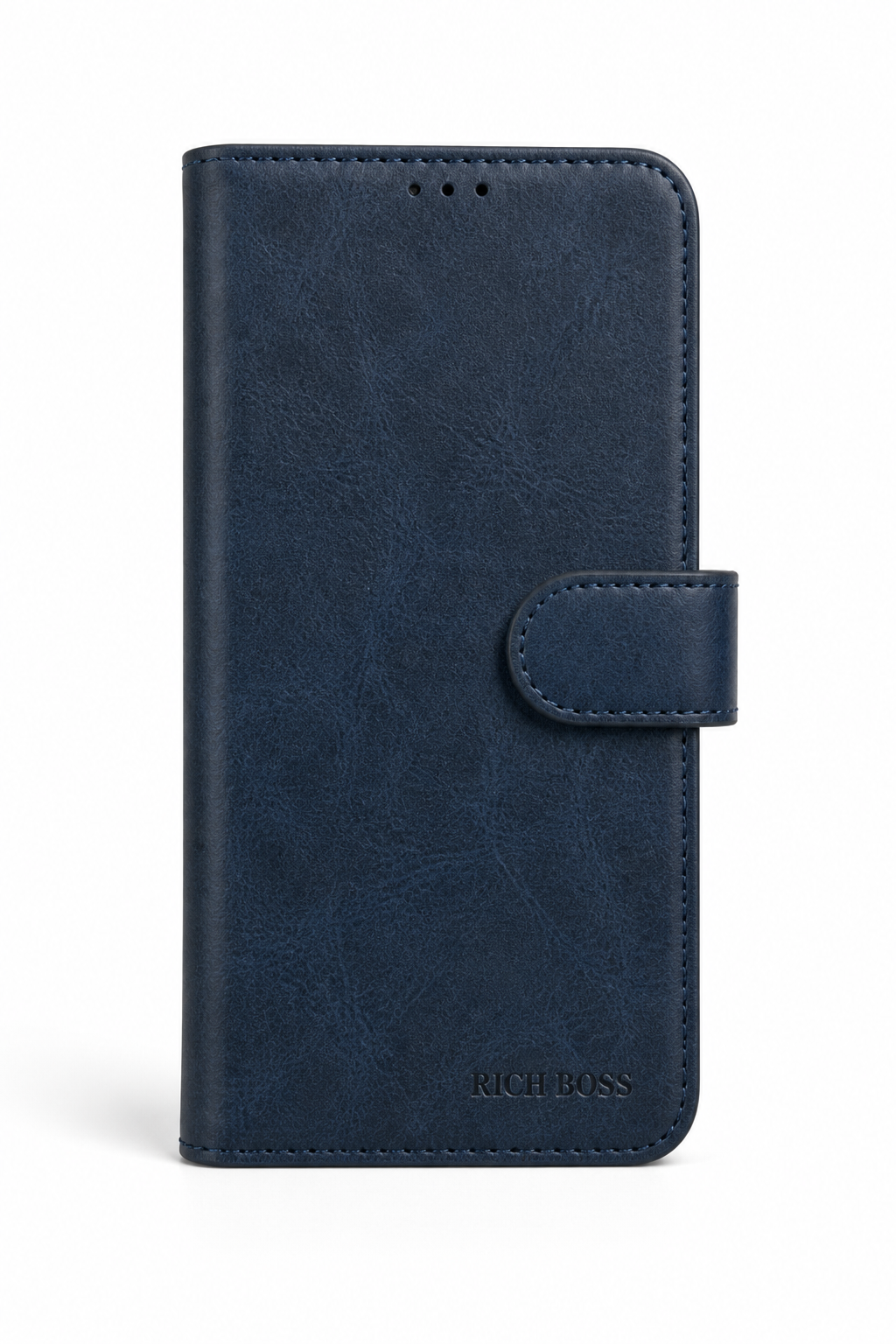 RichBoss Leather Folio Case for iPhone 17 Pro Max - Blue