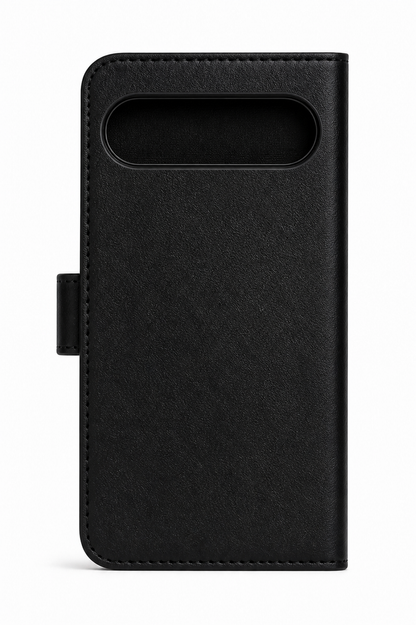 RichBoss Leather Folio Case for Google Pixel 10 / 10 Pro - Black