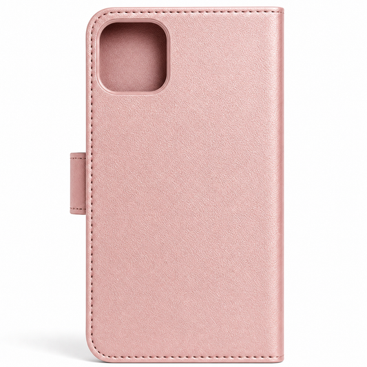 RichBoss Leather Folio Case for iPhone 13 Pro - Pink