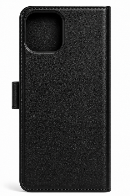 RichBoss Leather Folio Case for iPhone 14 Pro Max - Black