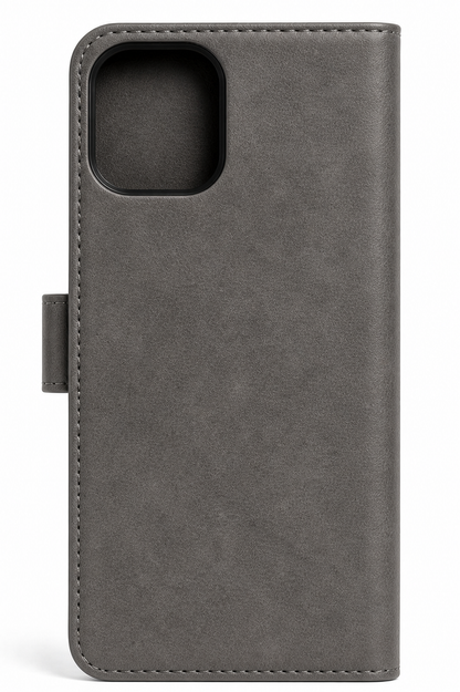 RichBoss Leather Folio Case for iPhone 14 Pro Max - Grey