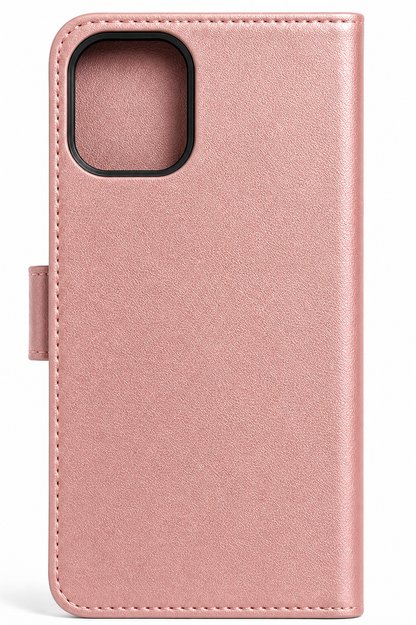 RichBoss Leather Folio Case for iPhone 14 Pro Max - Pink