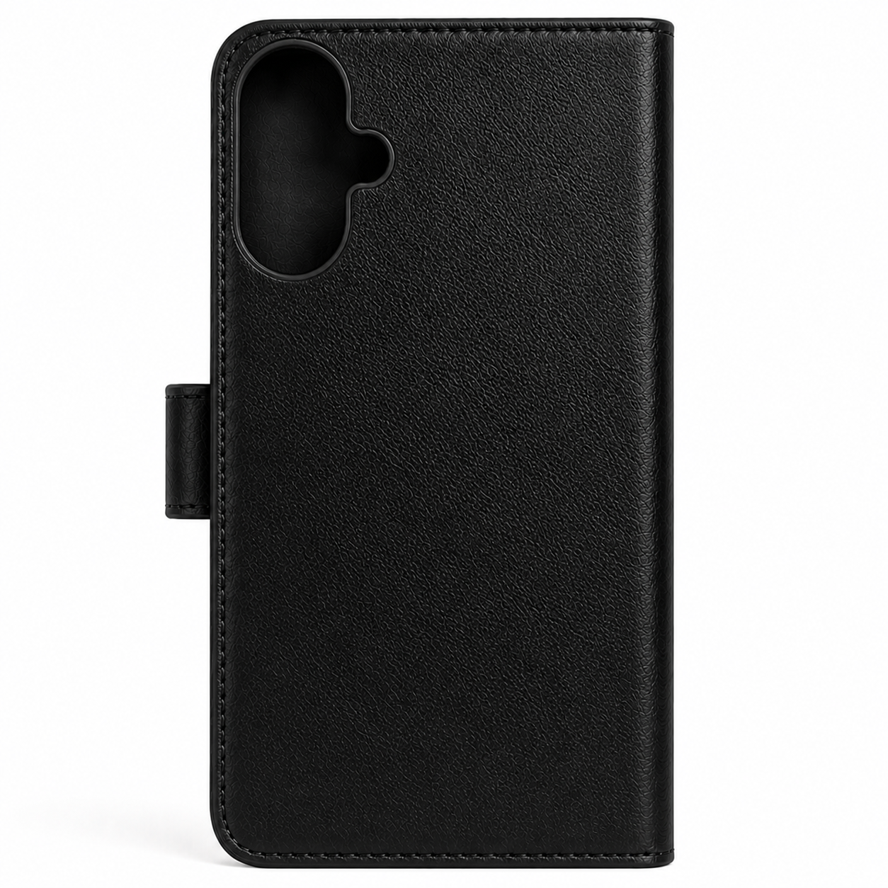 RichBoss Leather Folio Case for iPhone 16 Plus - Black