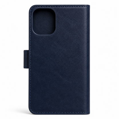 RichBoss Leather Folio Case for iPhone 16 Pro Max - Blue
