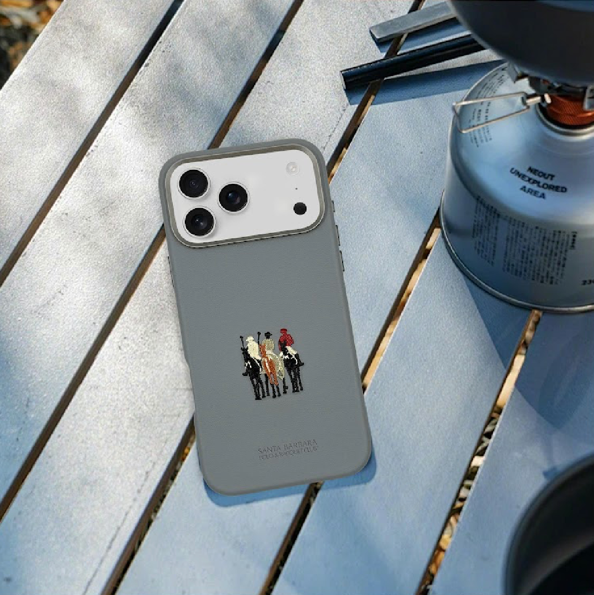 JUSTIN Embroidered Magnetic Phone Case 17 Pro Max