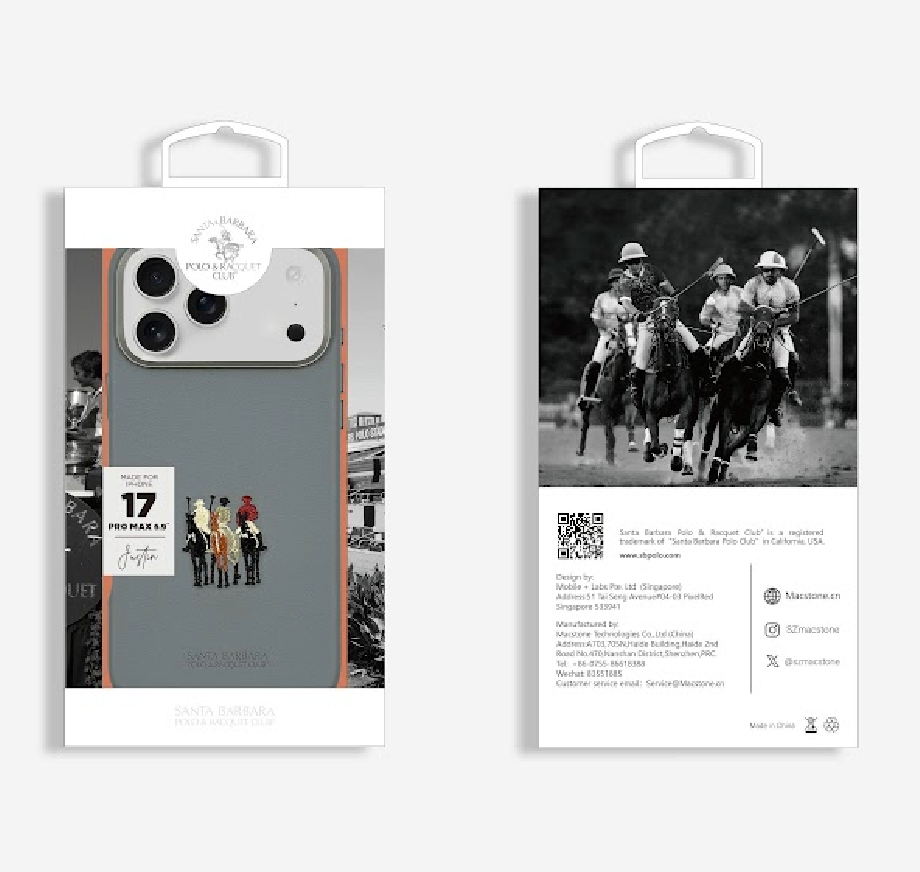 JUSTIN Embroidered Magnetic Phone Case 17 Pro Max