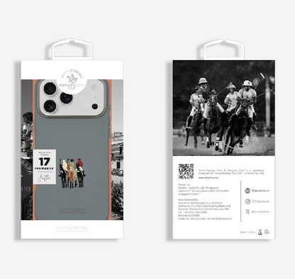 JUSTIN Embroidered Magnetic Phone Case 17 Pro Max