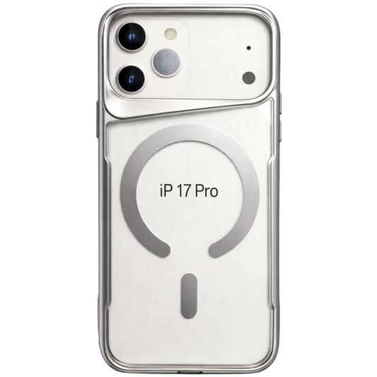 BOS Iphone 17 Pro Case- Silver
