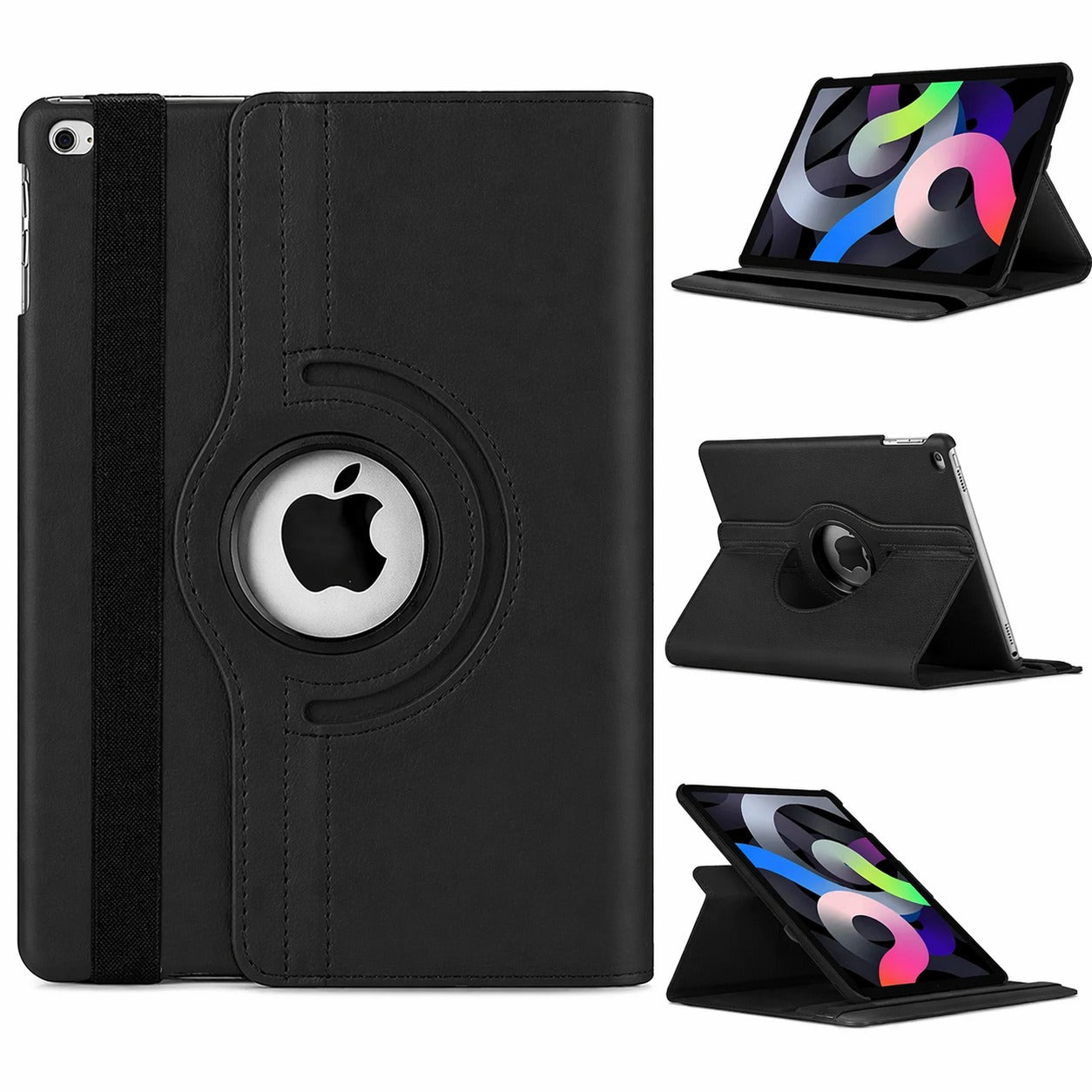Rotational Folio Case iPad Mini 6 / Mini 7 - Black