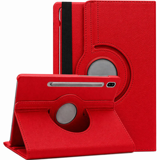Rotational Folio Case Samsung Tab A9+ / Tab A11+ - Red