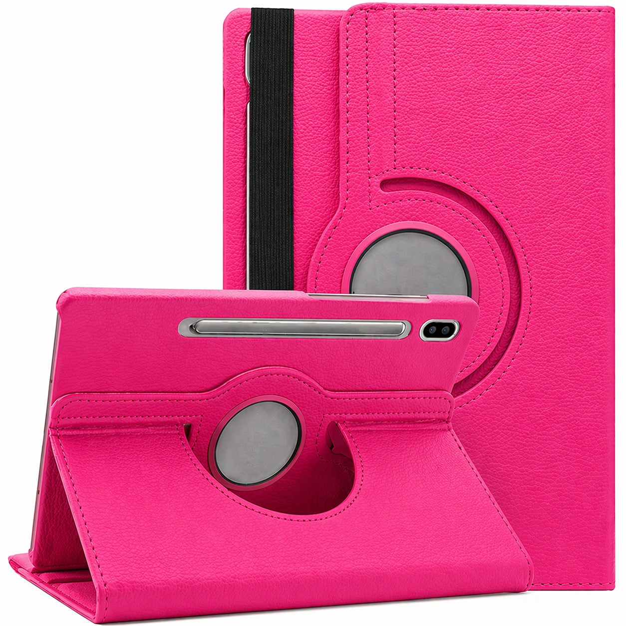 Rotational Folio Case Samsung Tab A9+ / Tab A11+ - Pink