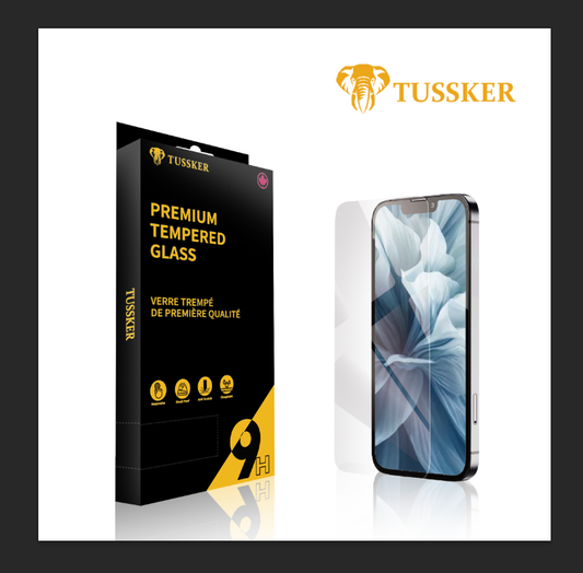 Tussker Tempered Glass iPhone 12/12 Pro - Regular, Clear, Normal